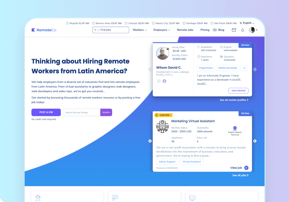 Remoteco: Leading Job Marketplace in Latin America